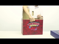 Kotak Kemasan Lipat Logo Kustom Mattle Lamaniation Paper Card Box 0.35mm